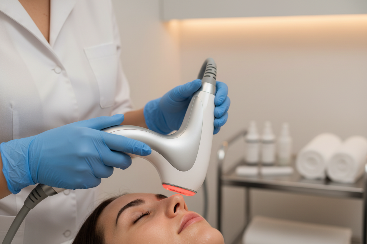 and the professional holding and providing the treatment